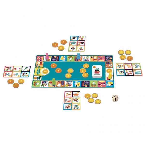 Djeco P'tit Market grocery shopping game, ages 5-10