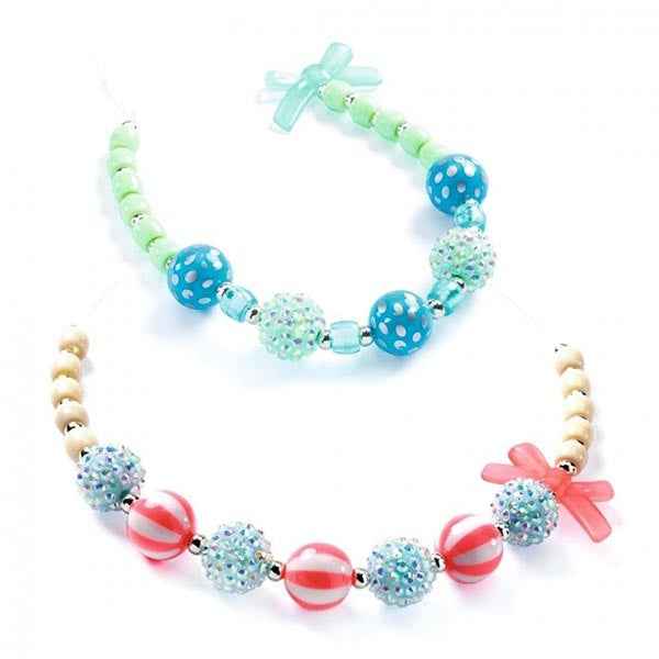 Djeco bubble beads silver