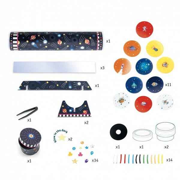 Djeco Heelal Kaleidoscope Making Craft Kit