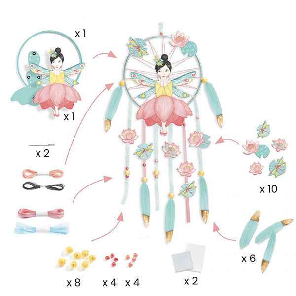 Djeco Lotus Fairy Dreamcatcher Craft Kit +7 Years