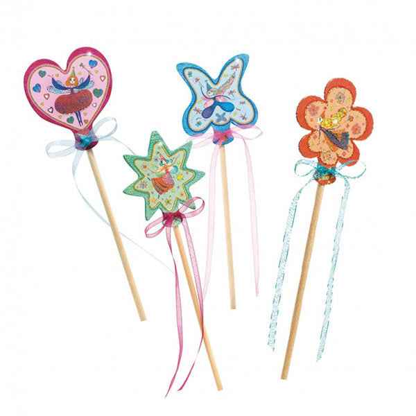 Djeco Little Fairies Magic Wands Craft Kit, 5+ years