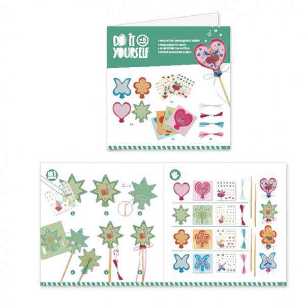 Djeco Little Fairies Magic Wands Craft Kit Ages 5+