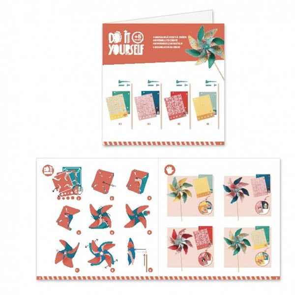 Djeco windmill-making craft kit
