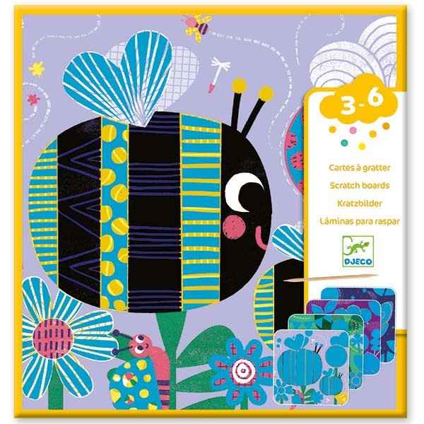 Djeco - Scratch Cards - All Little Animals 3-6 years