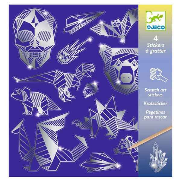 Djeco scratch cards Iron +6 years