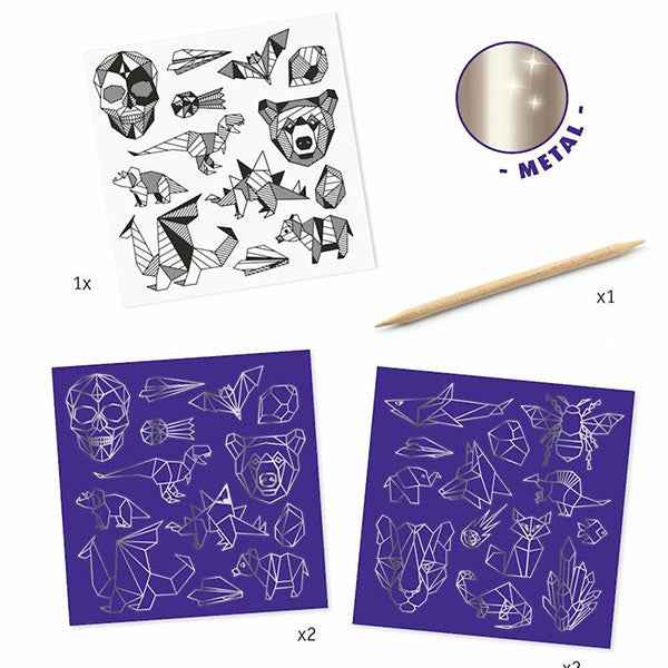 Djeco Iron scratch cards ages 6+
