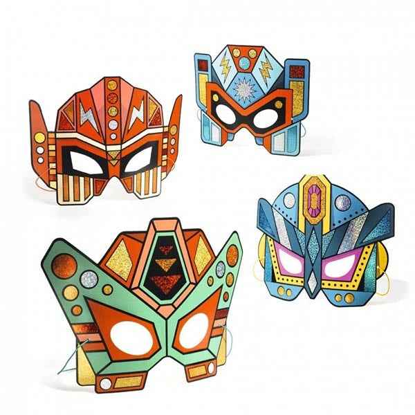 Djeco maskers maken Super Robots
