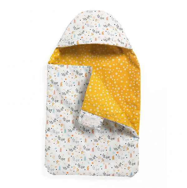 Djeco Pomea poppenslaapzak Rabbits 38cm