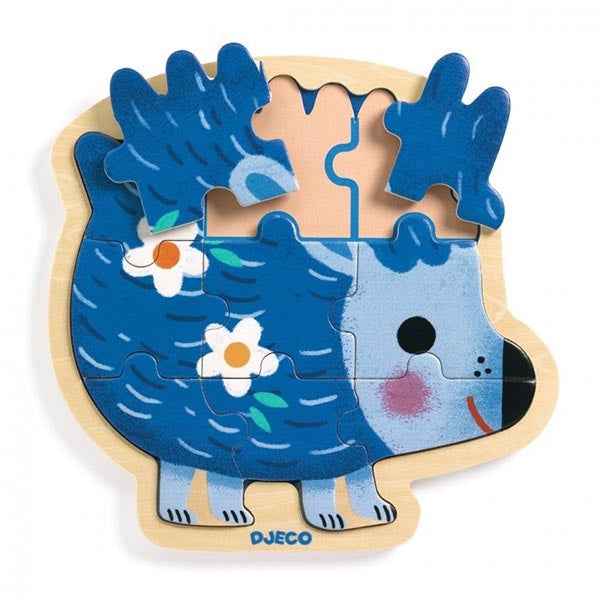 Djeco Kipic hedgehog 9-piece puzzle