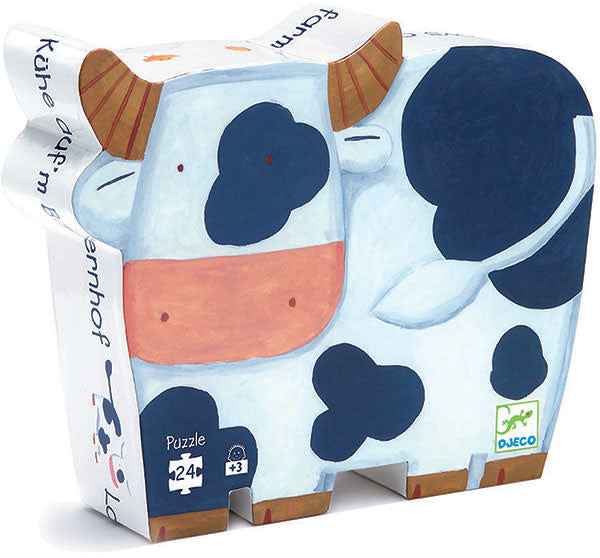 Djeco | The Cows on the Farm Puzzle - 24 Pieces