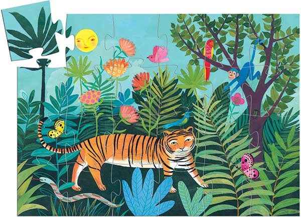 Djeco | Puzzle A Tiger Walks Through the Jungle - 24 Pieces