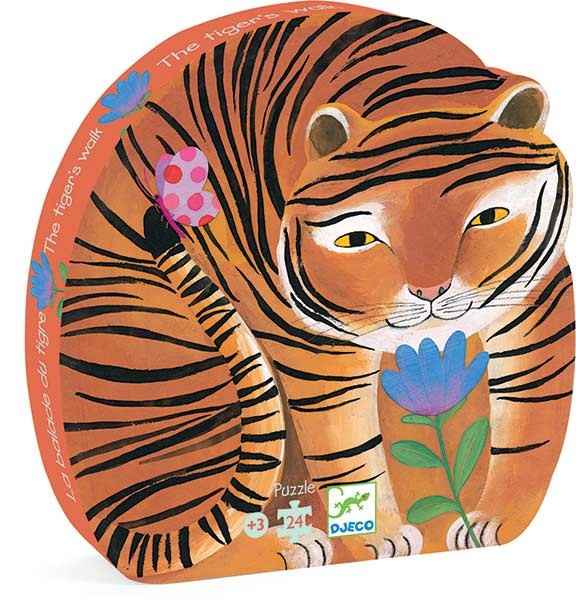 Djeco | Puzzle A Tiger Walks Through the Jungle - 24 Pieces