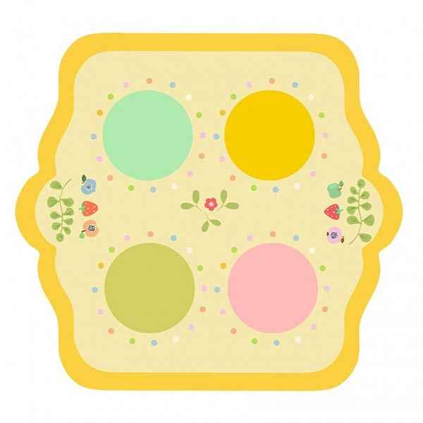 Djeco Shape-Sorting Game Tea Wreath Shaggy Cats