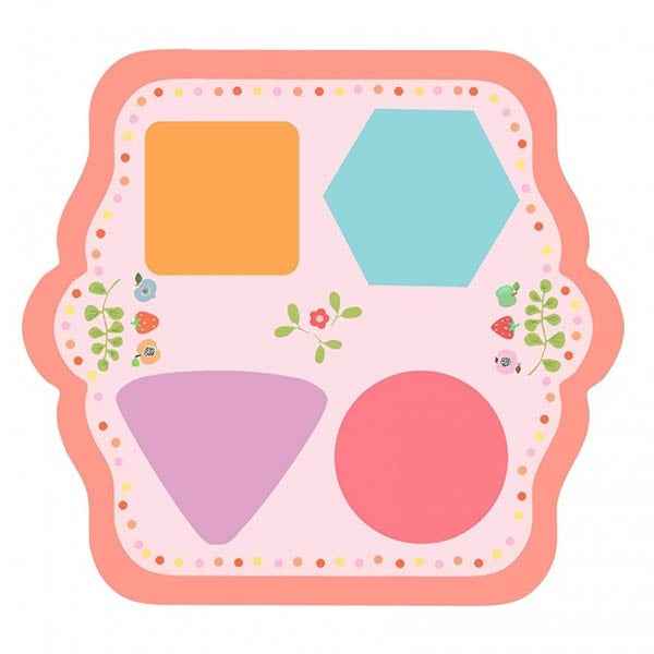 Djeco Fluffy Cats Teacup Wreath Shape-Sorting Game