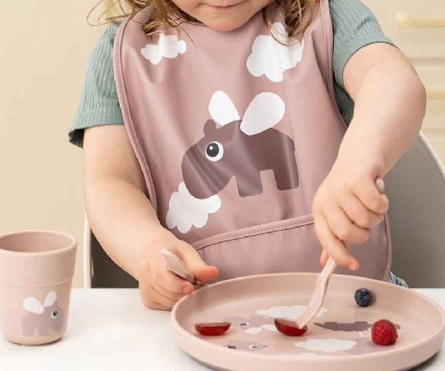 Done by Deer Foodie plate - Happy Clouds Powder