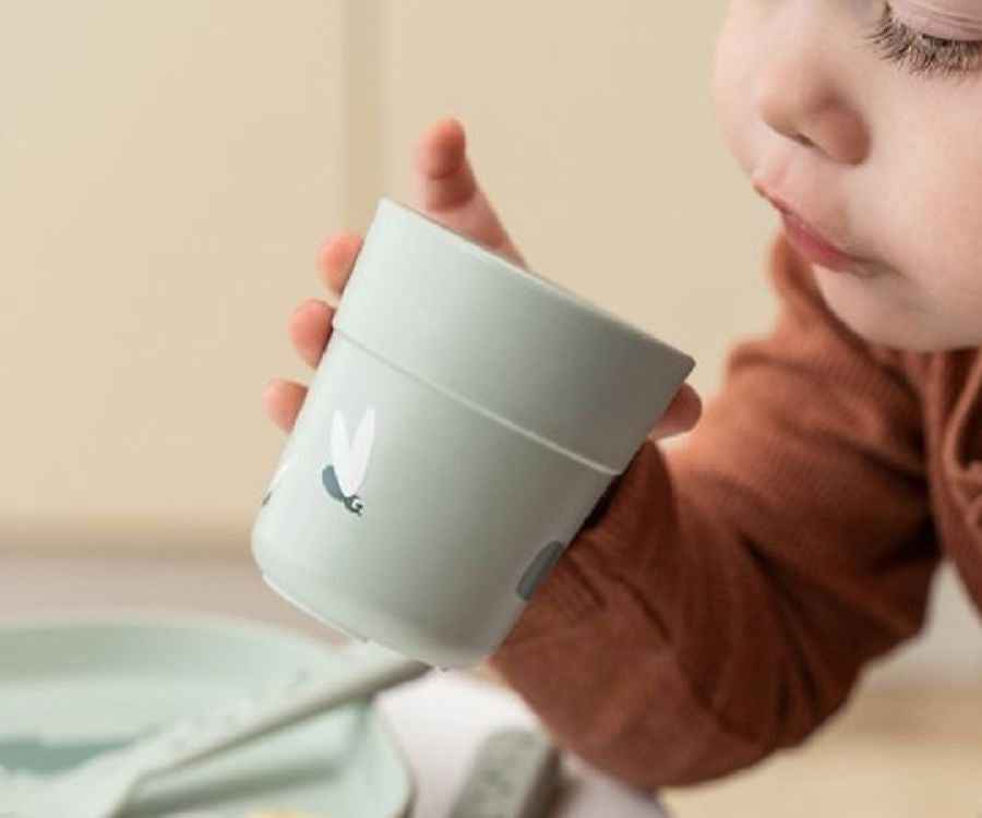 Done by Deer Foodie mini mug - Croco Green