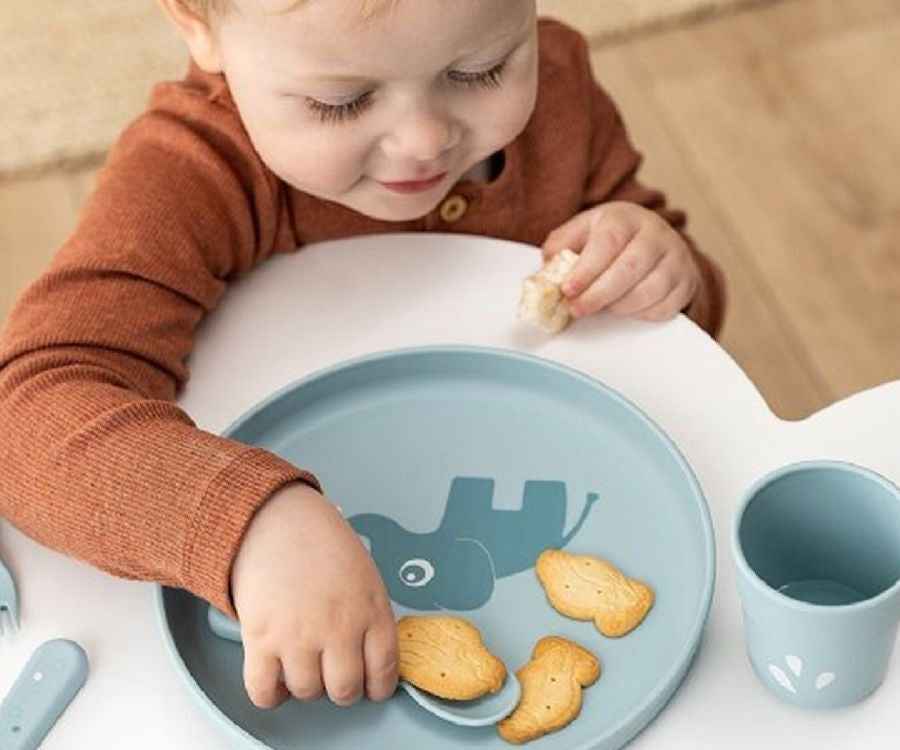 Done by Deer Foodie mini mug - Elphee Blue