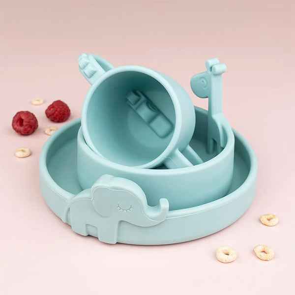 Done by Deer Peekaboo Bowl Raffi Blue