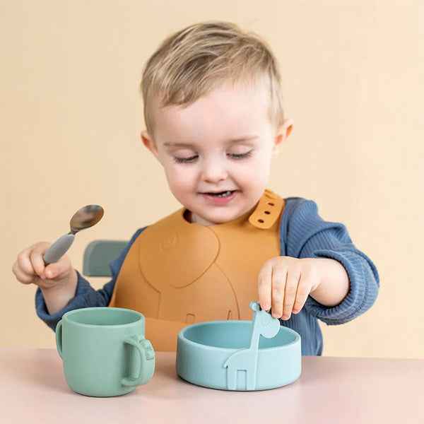 Done by Deer Peekaboo Bowl in Raffi Blue