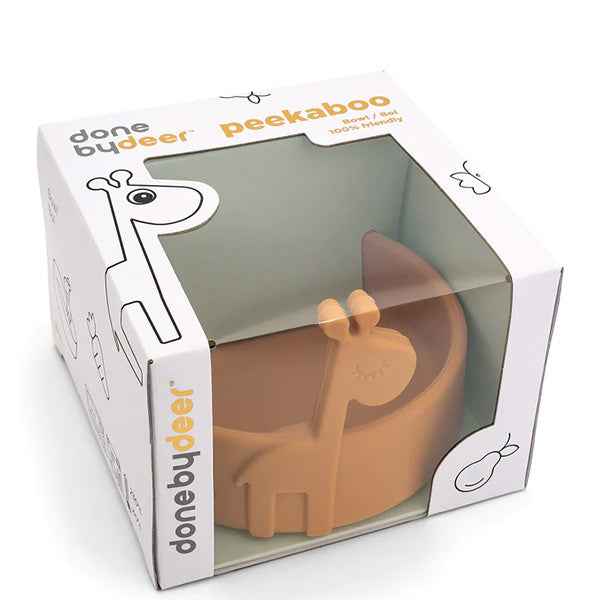 Done by Deer Peekaboo Bowl Raffi Mustard