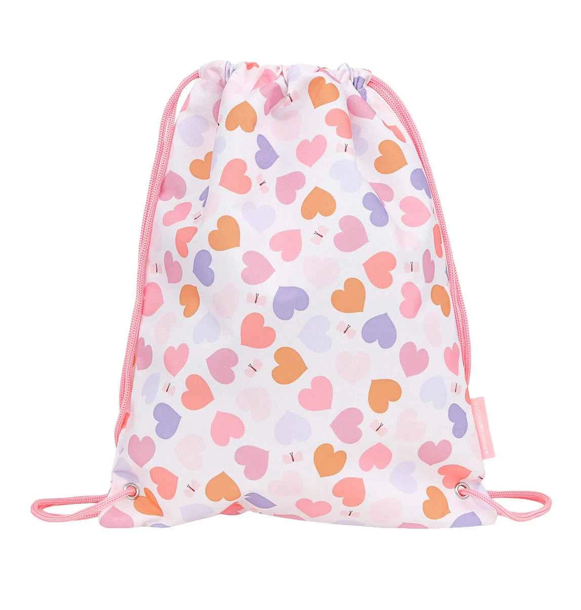 A Little Lovely Company | Sac de sport avec des cœurs