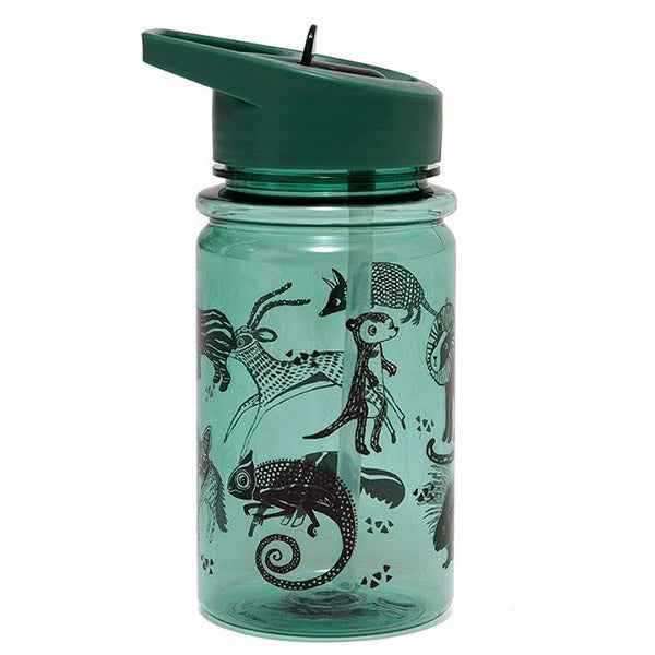 Drinkfles Black animals salie - Petit Monkey