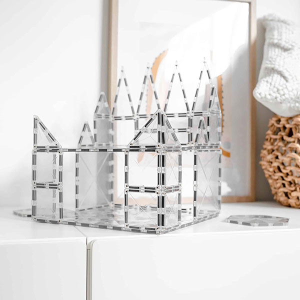 Connetix | Tiles 2 Piece Clear Base Plate Pack magneetblokken