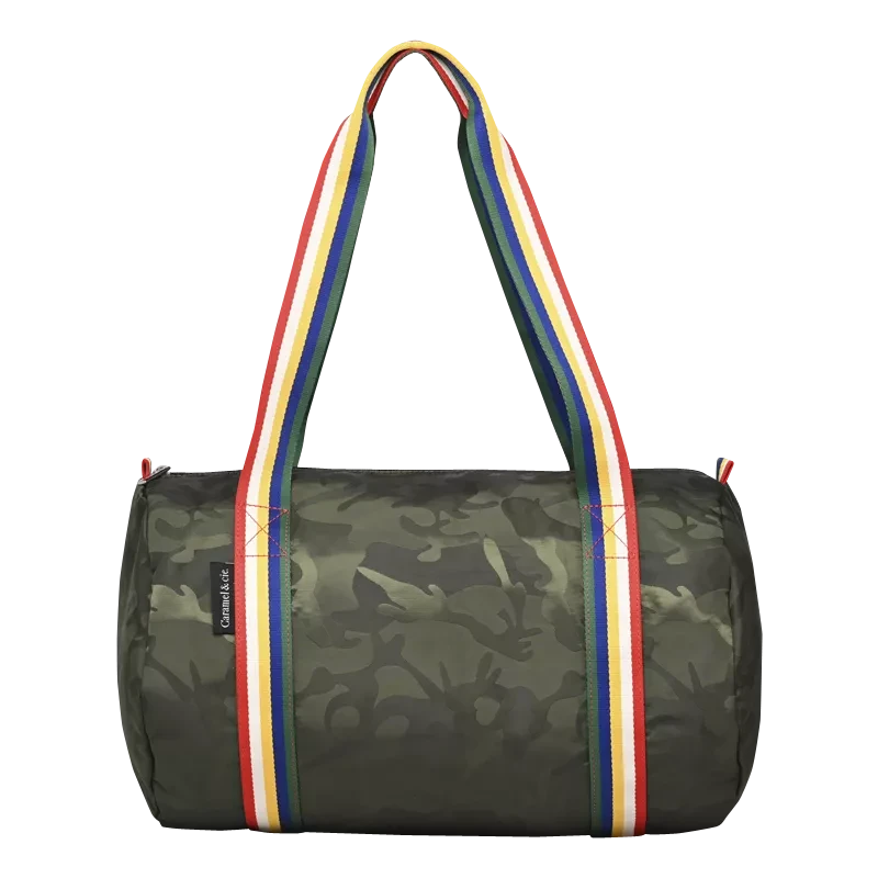 Caramel & Cie | Camouflage Green Travel Bag
