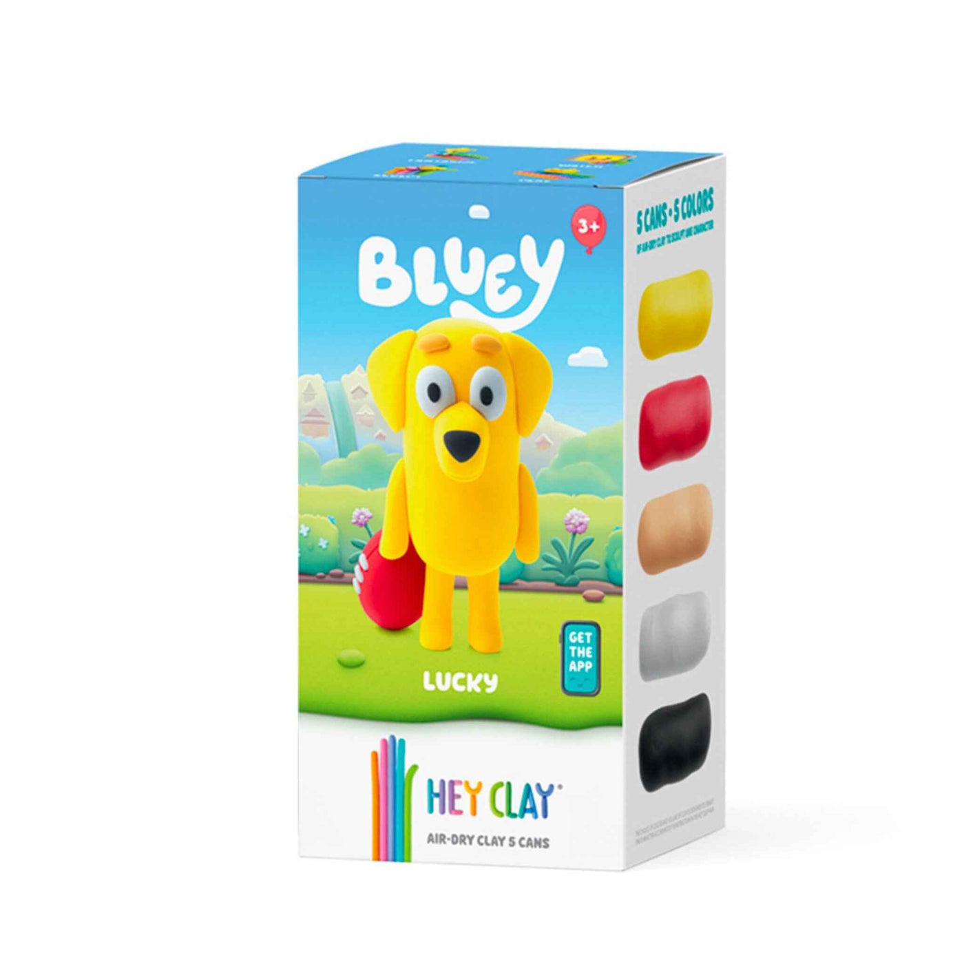 Hey Clay | Boetseerklei Bluey & Friends - Lucky