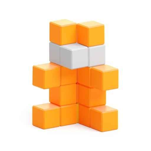 Pixio | Magnetic Blocks Story Series Flower 24 Pieces