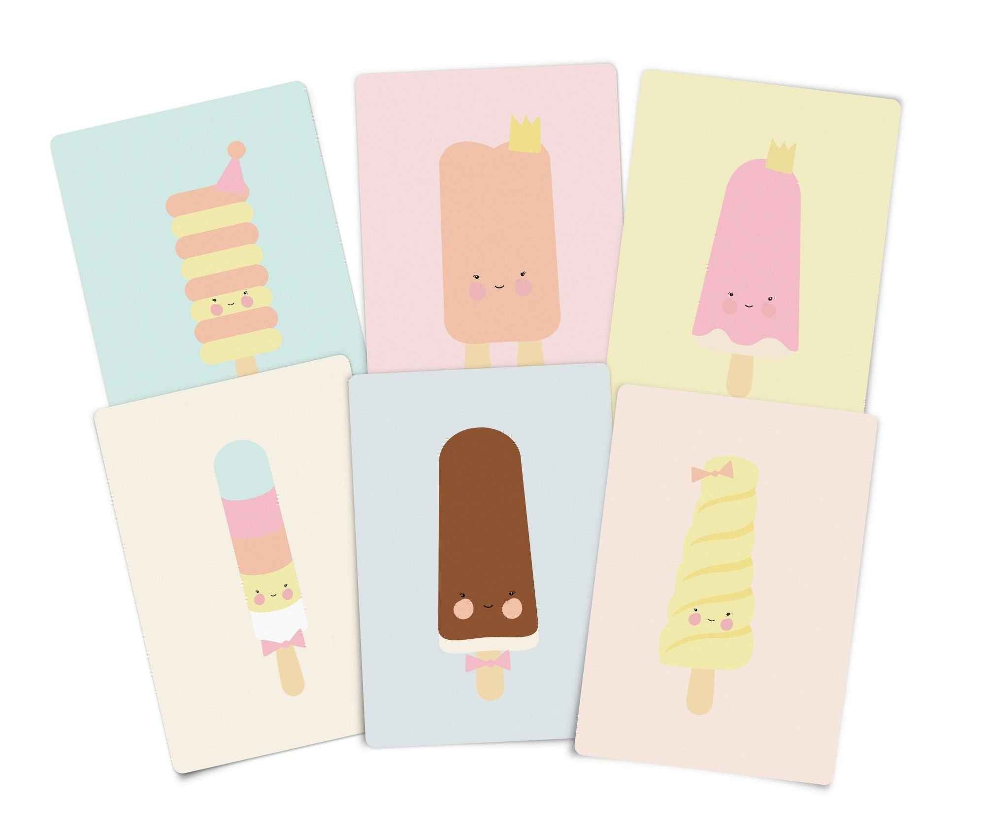 Eef Lillemor ice cream invitation cards