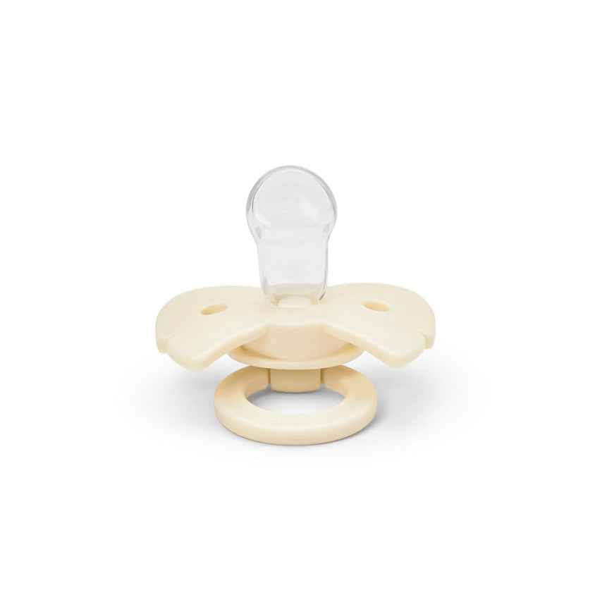 Elodie | Binky Bow Newborn Oat White