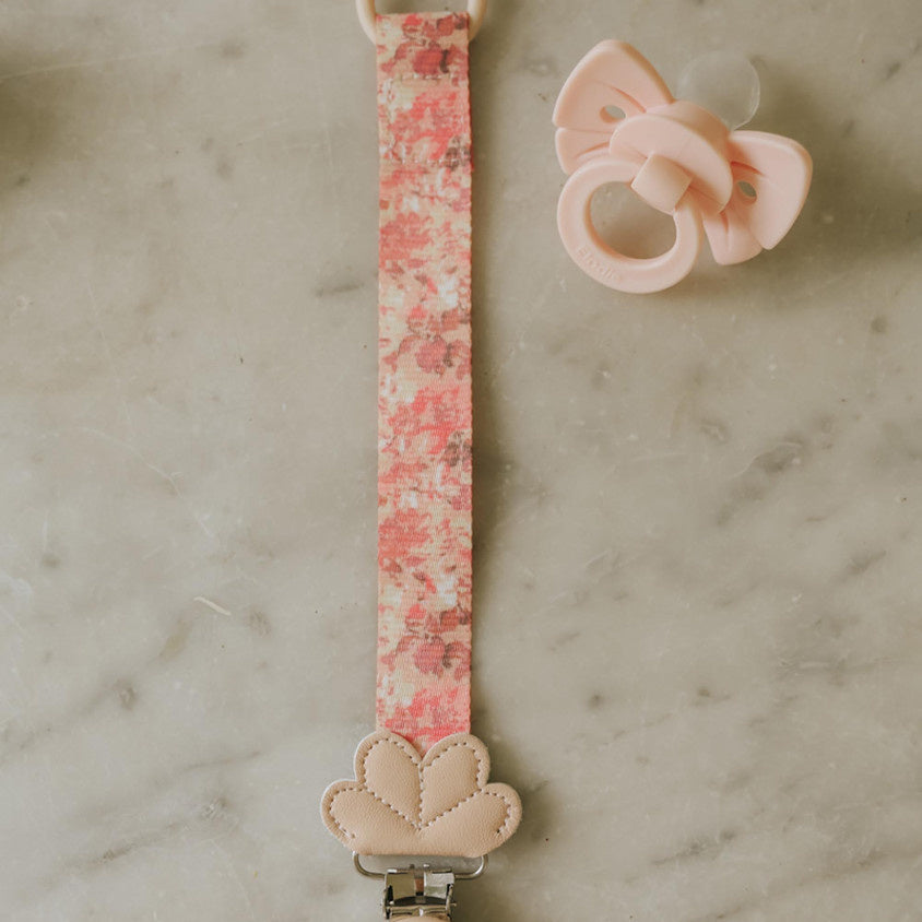 Elodie | Binky Bow Newborn  Misty Pink