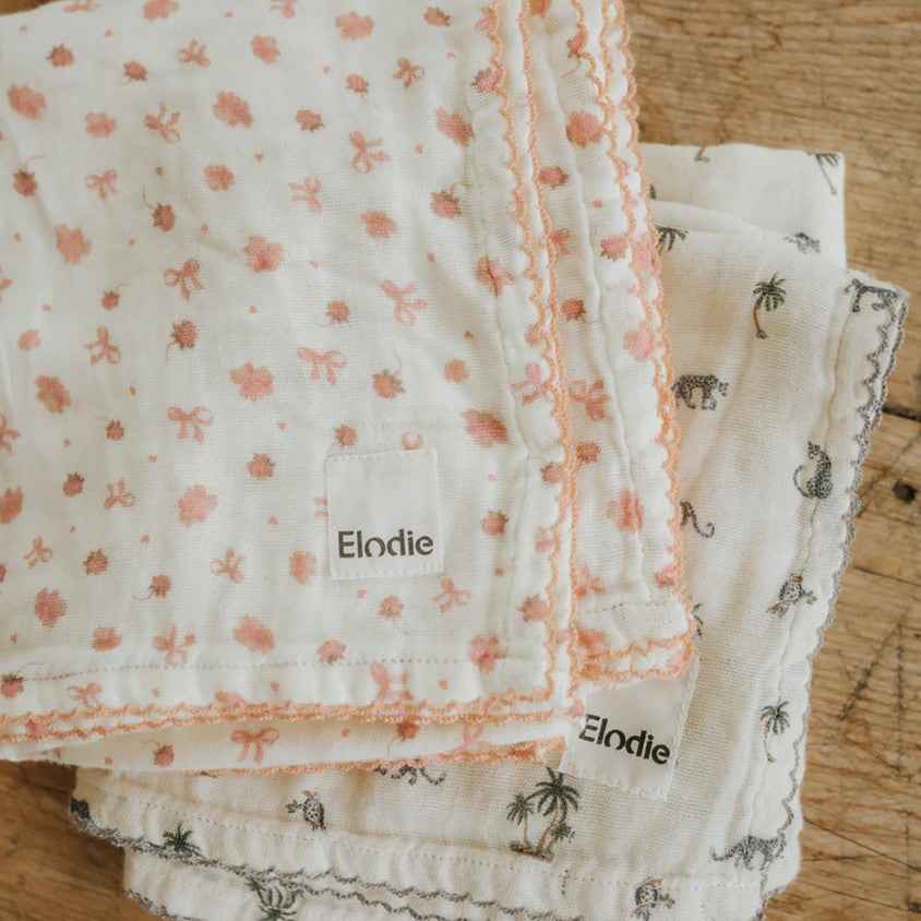 Elodie | Bamboe Hydrofiele Doek Petit River Rose