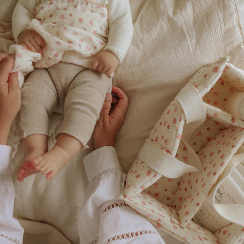 Elodie | Bamboe Hydrofiele Doek Petit River Rose