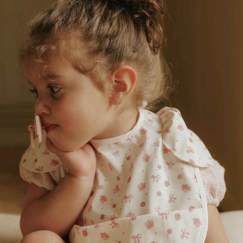 Elodie | Slabbetje Met Opvangbakje Petit River Rose