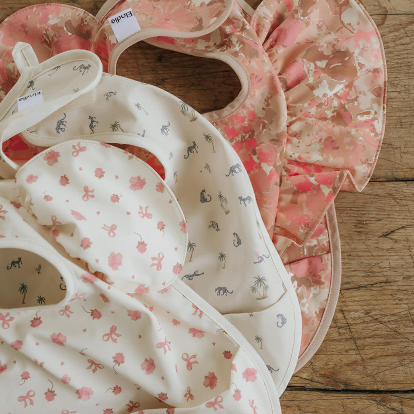 Elodie | Slabbetje Met Opvangbakje Petit River Rose