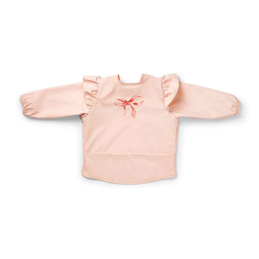 Elodie | Long-sleeved Bib Rosy Bow