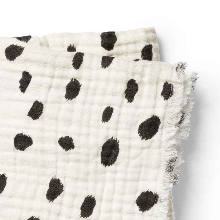 Elodie | Hydrophilic Baby Blanket Dalmatian Dots Large