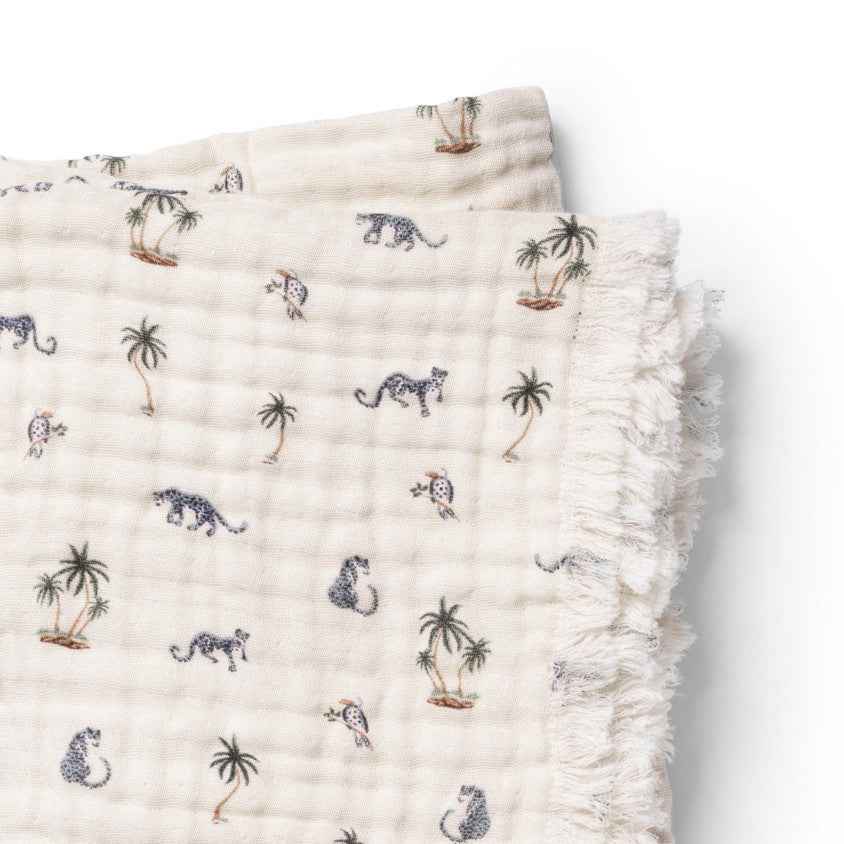 Elodie | Waterproof Baby Blanket Garden Leo's Resort