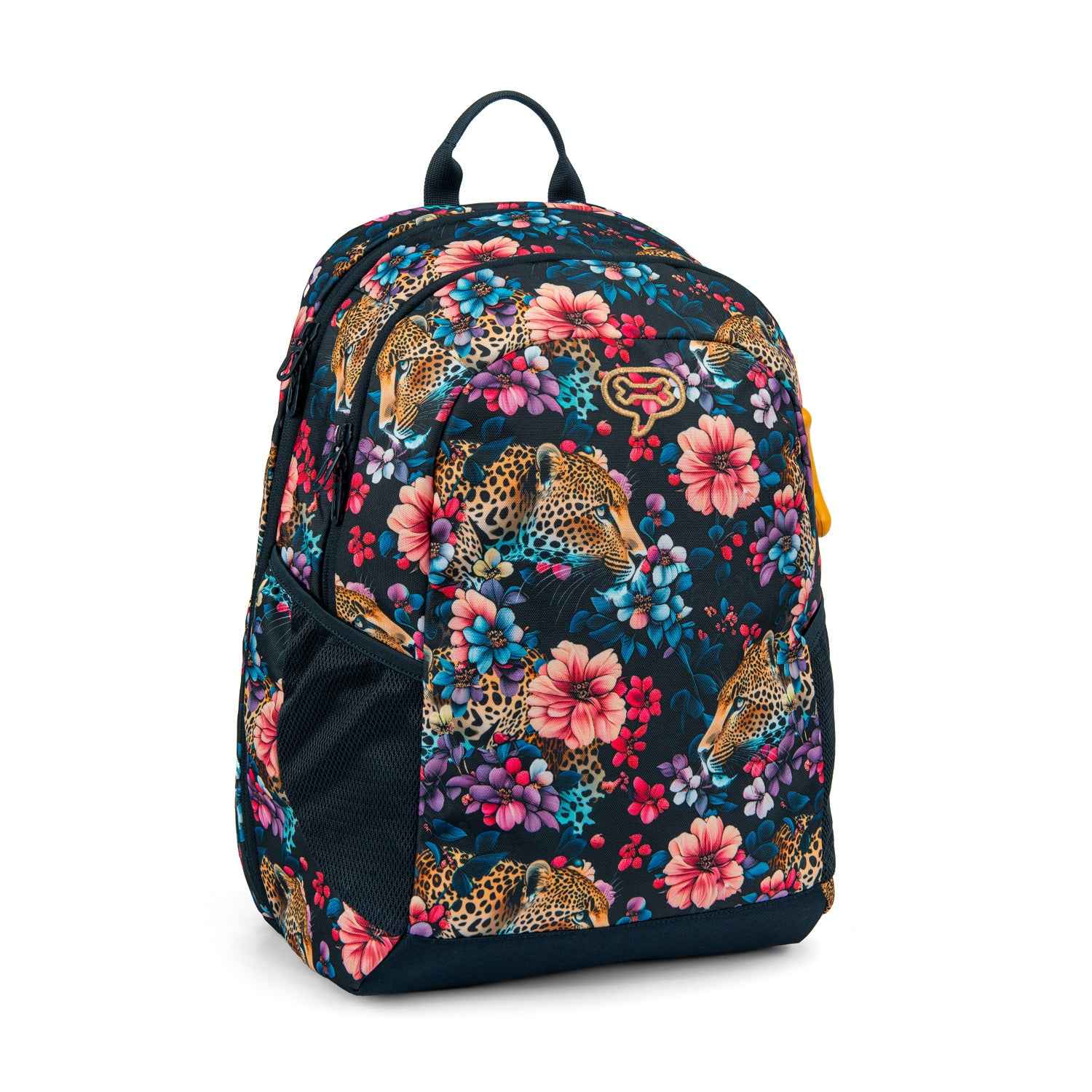 Stones and Bones | Rugzak Elan - Floral Ambush Navy