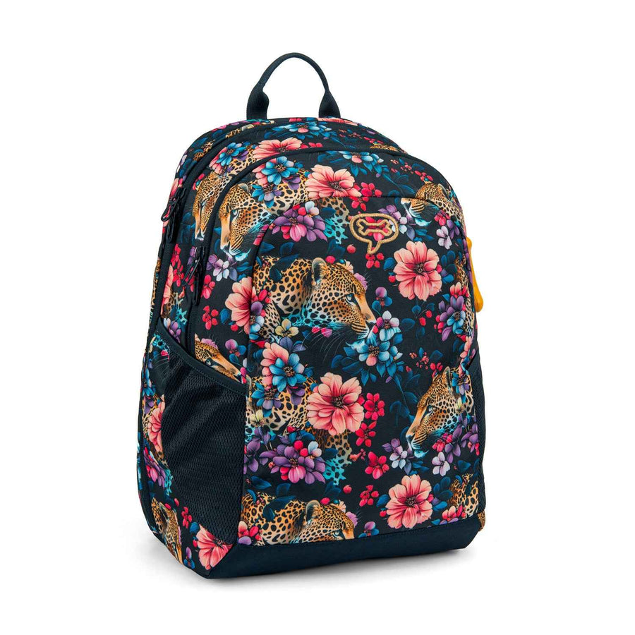Stones and Bones | Rugzak Elan - Floral Ambush Navy