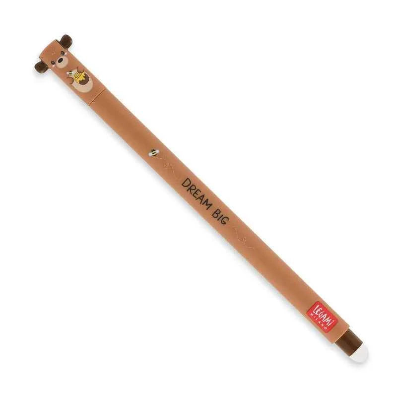 Legami | "Dream Big" Teddy Bear Erasable Gel Pen - Erasable Pen