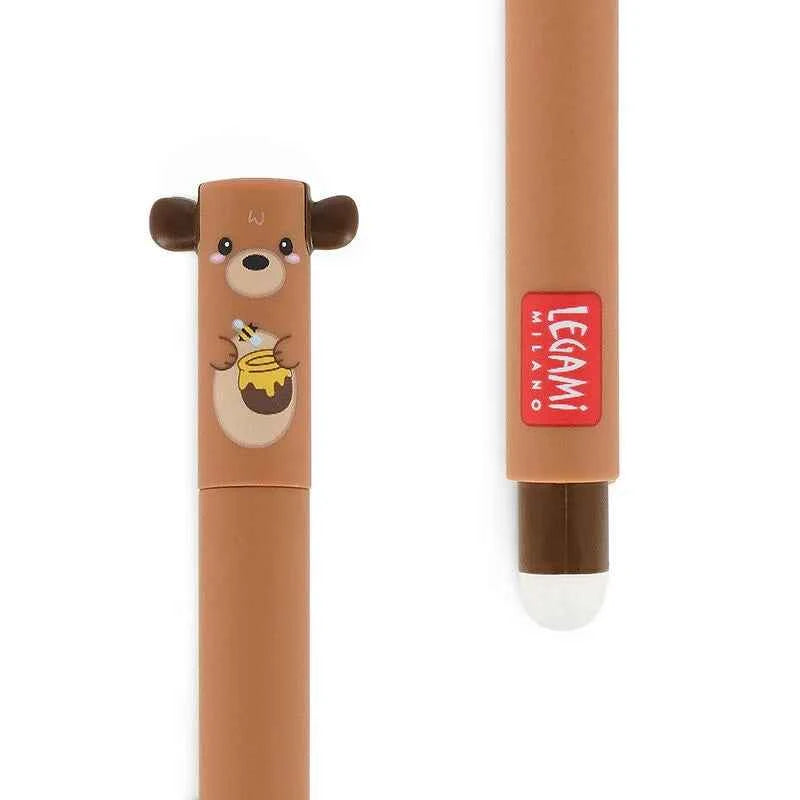 Legami | "Dream Big" Teddy Bear Erasable Gel Pen - Erasable Pen