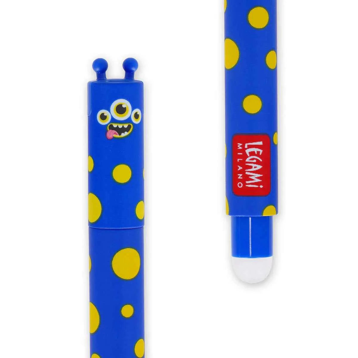 Legami | "Aaargh-dorable!" Monster Erasable Gel Pen - Erasable Pen