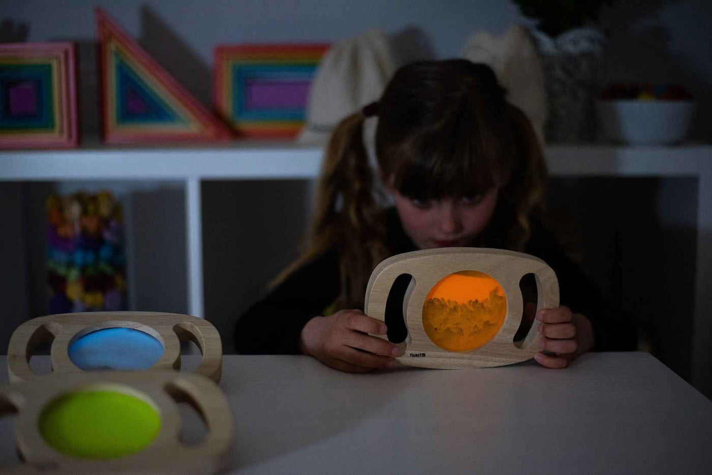 Tickit | Easy to grip Orange Glow Panel
