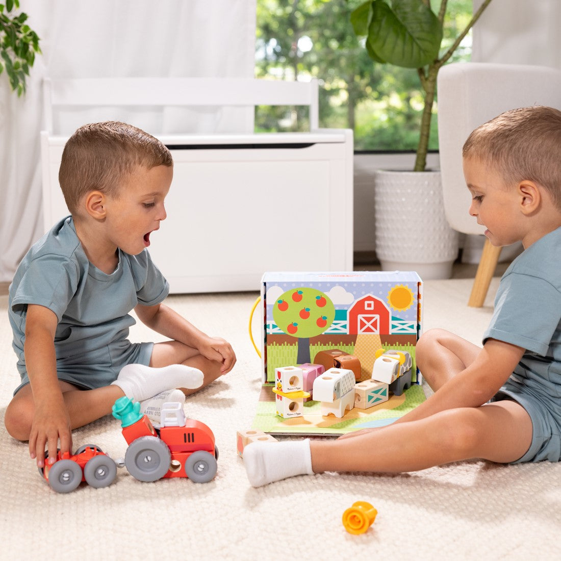 Melissa & Doug | blockables farm playset 56pcs