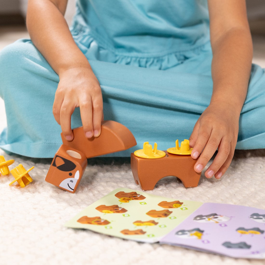 Melissa & Doug | blockables farm playset 56pcs