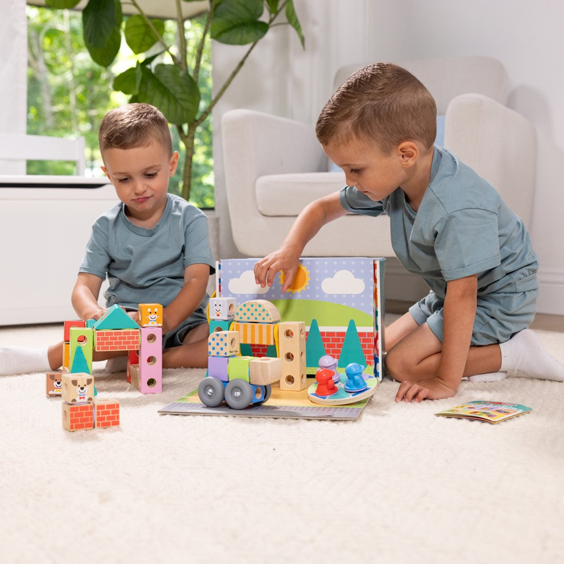 Melissa & Doug | blockables town playset 73pcs