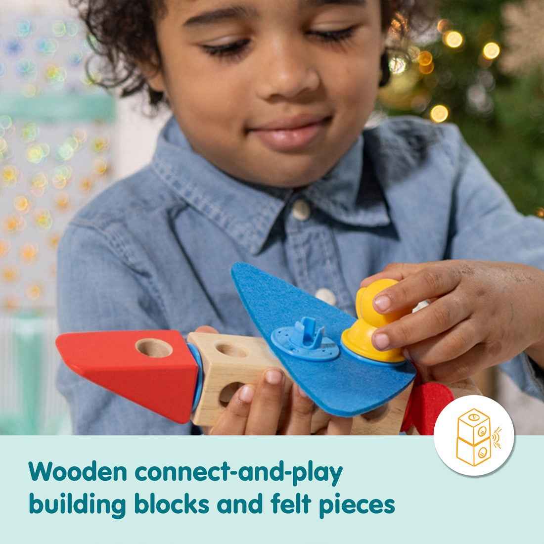 Melissa & Doug | blockables vehicles playset 54pcs